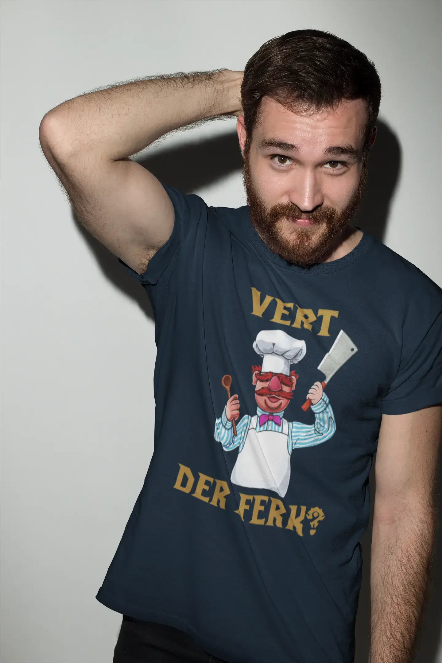 Men's Graphic T-Shirt Vert Der Ferk Chef Gift Idea