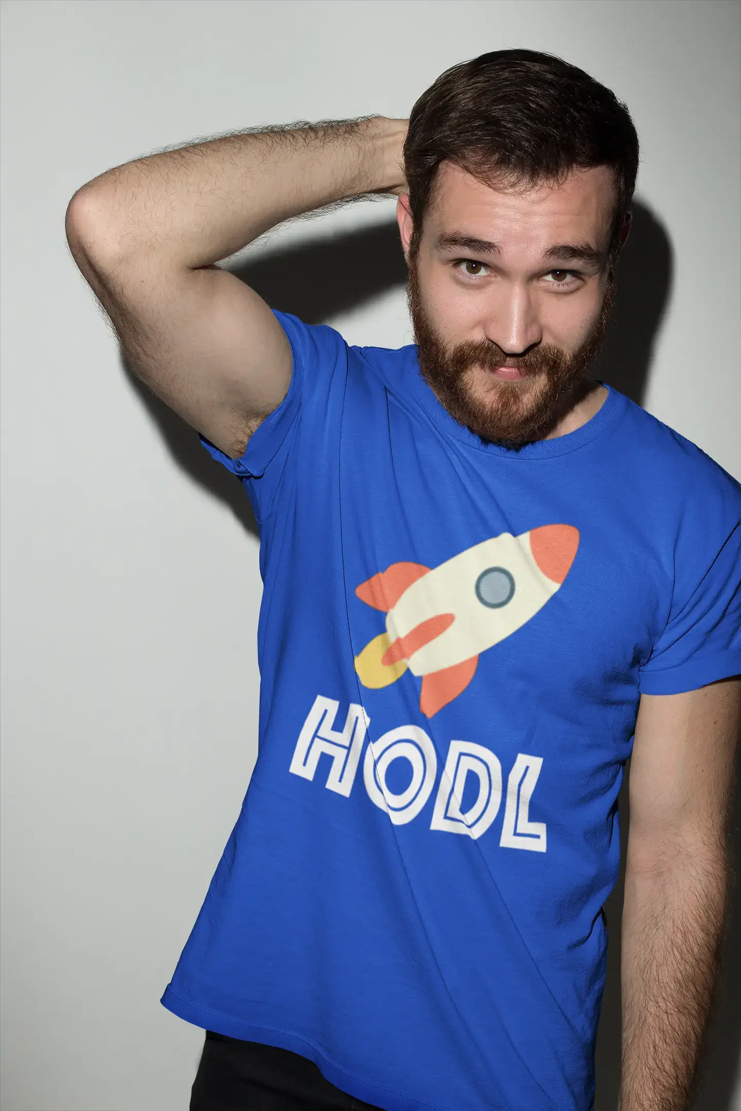 Men's Graphic T-Shirt Hodl To The Moon T-Shirt Crypto Tee Funny Traders Gift Idea