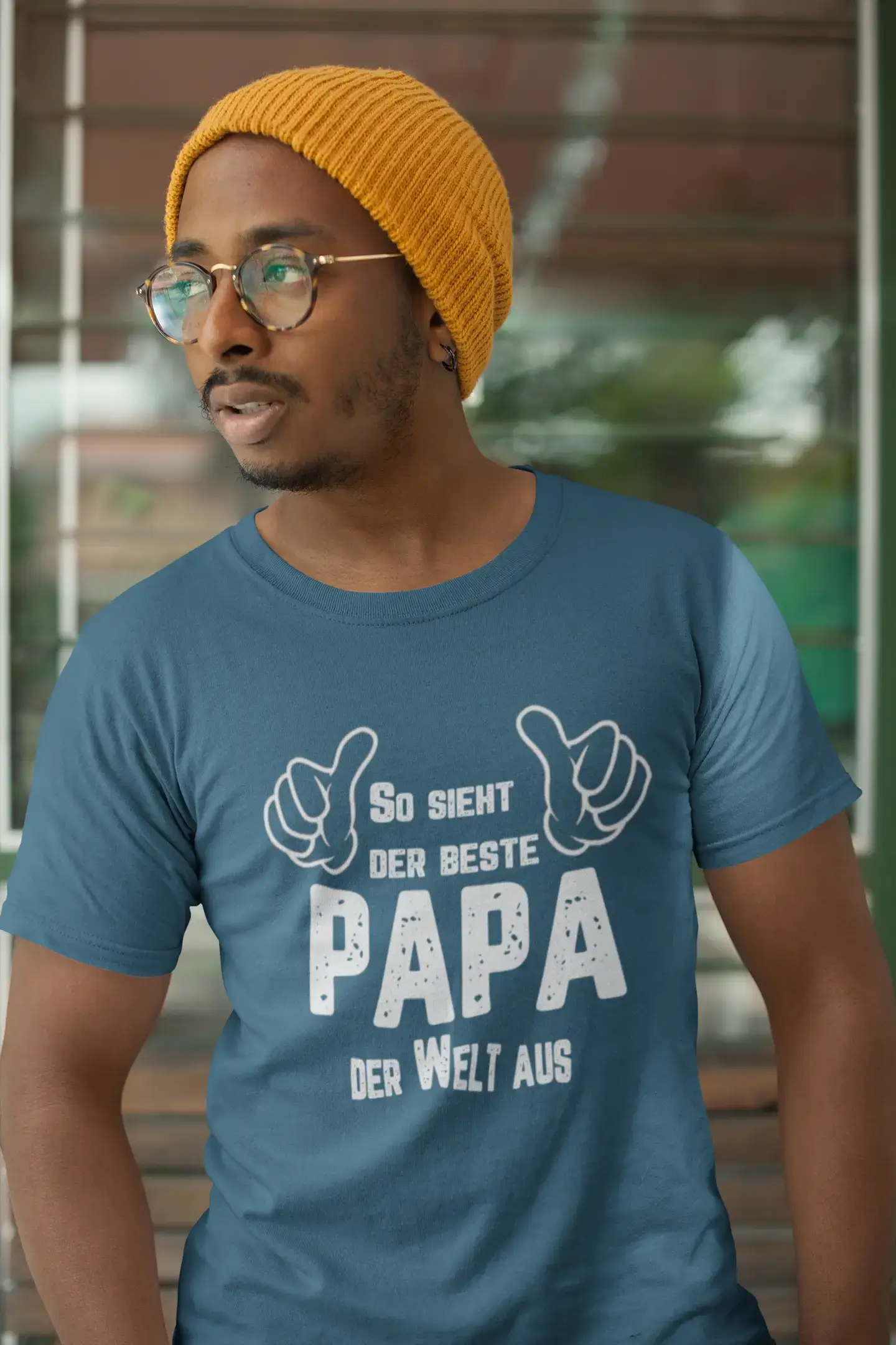 Men's Graphic T-Shirt So Sieht Der Beste Papa Der Welt Aus Gift Idea
