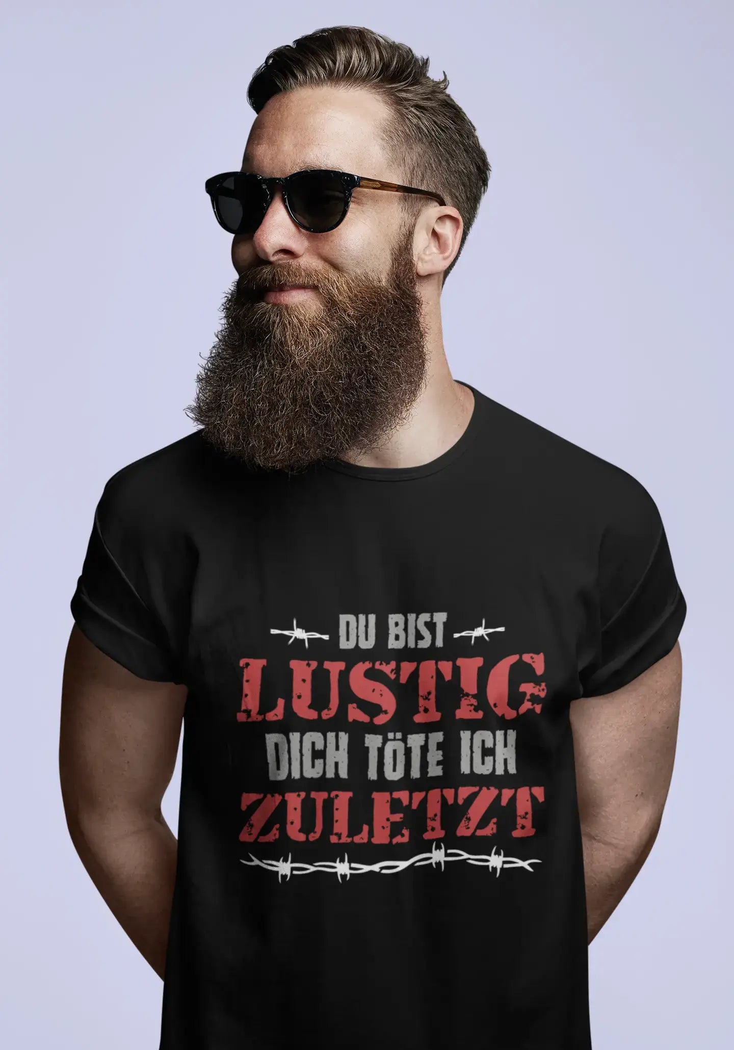 Men's Graphic T-Shirt Du bist lustig Gift Idea