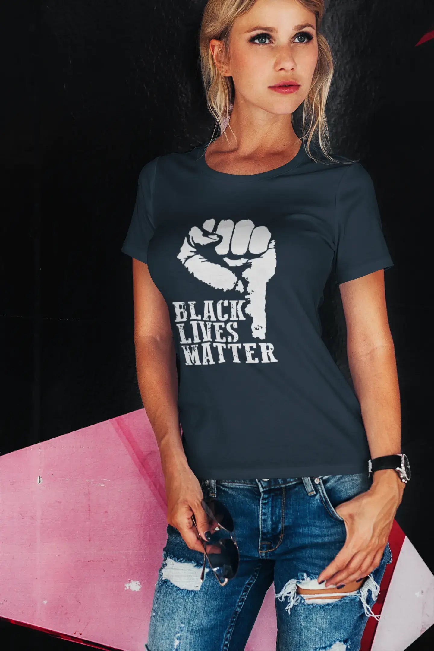 Women’s Short Sleeved T-Shirt Black Lives Matter