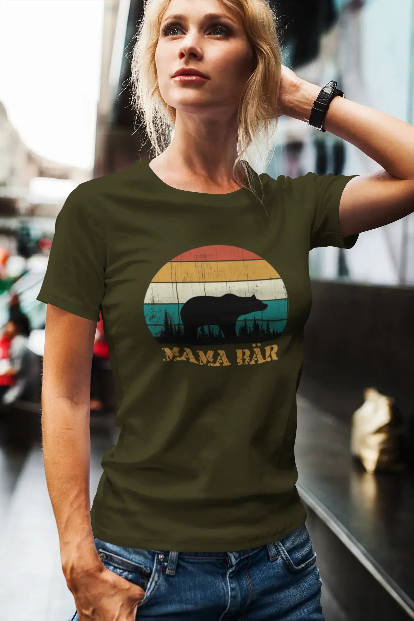 Women’s Short Sleeved T-Shirt Mama Bär