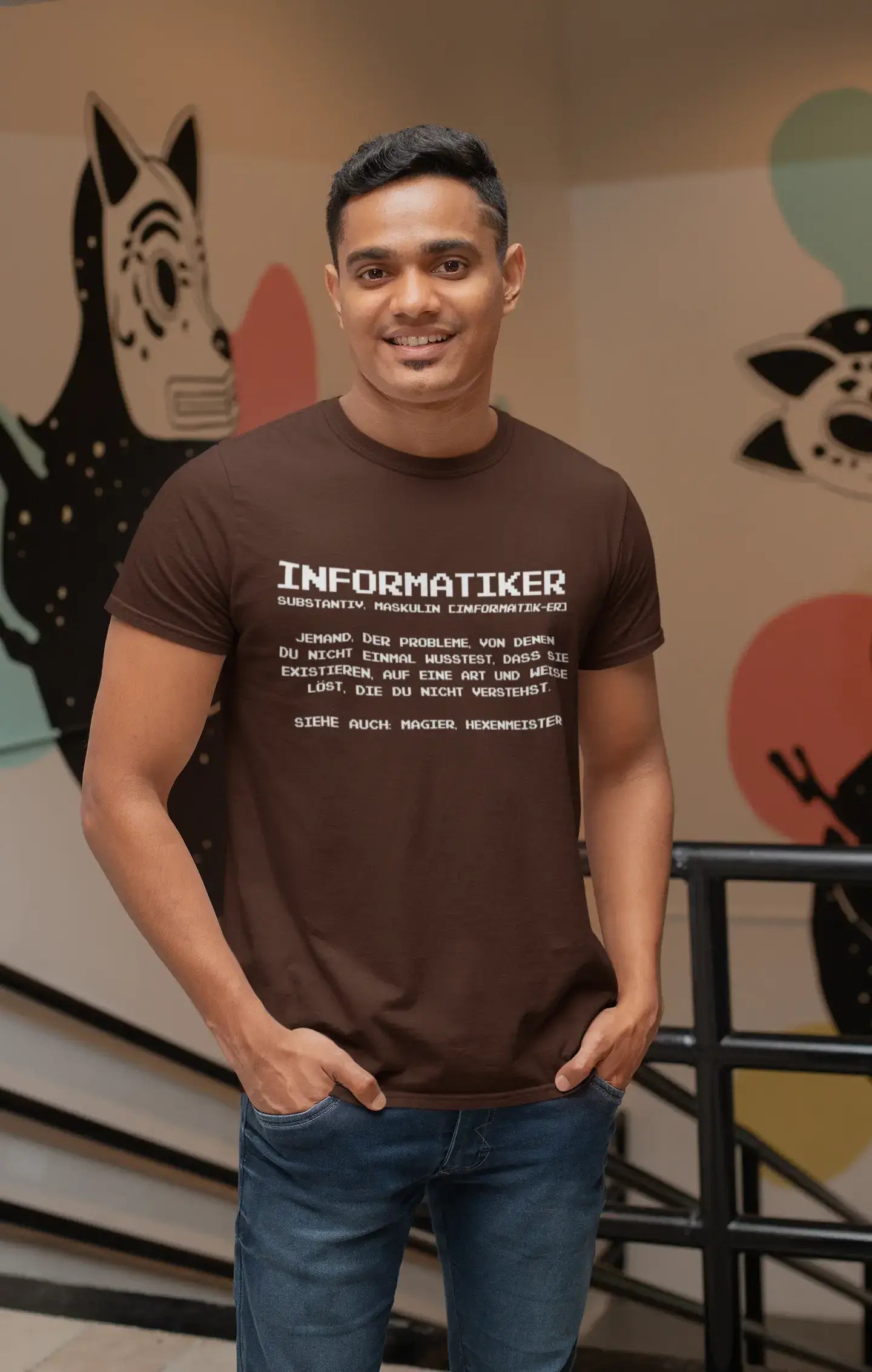 Men’s Graphic T-Shirt Informatiker Definition Gift Idea