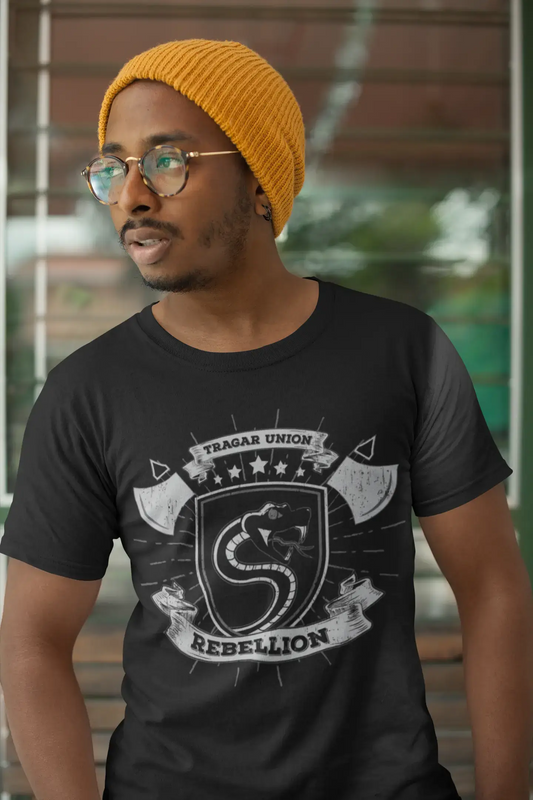 ULTRABASIC Herren-Grafik-T-Shirt Tragar Union – Snake Rebellion Shirt für Männer