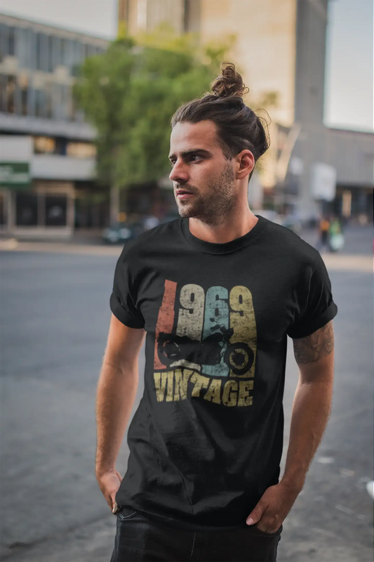 ULTRABASIC Herren T-Shirt Vintage 1969 Motorradfahrer – Geschenk zum 51. Geburtstag