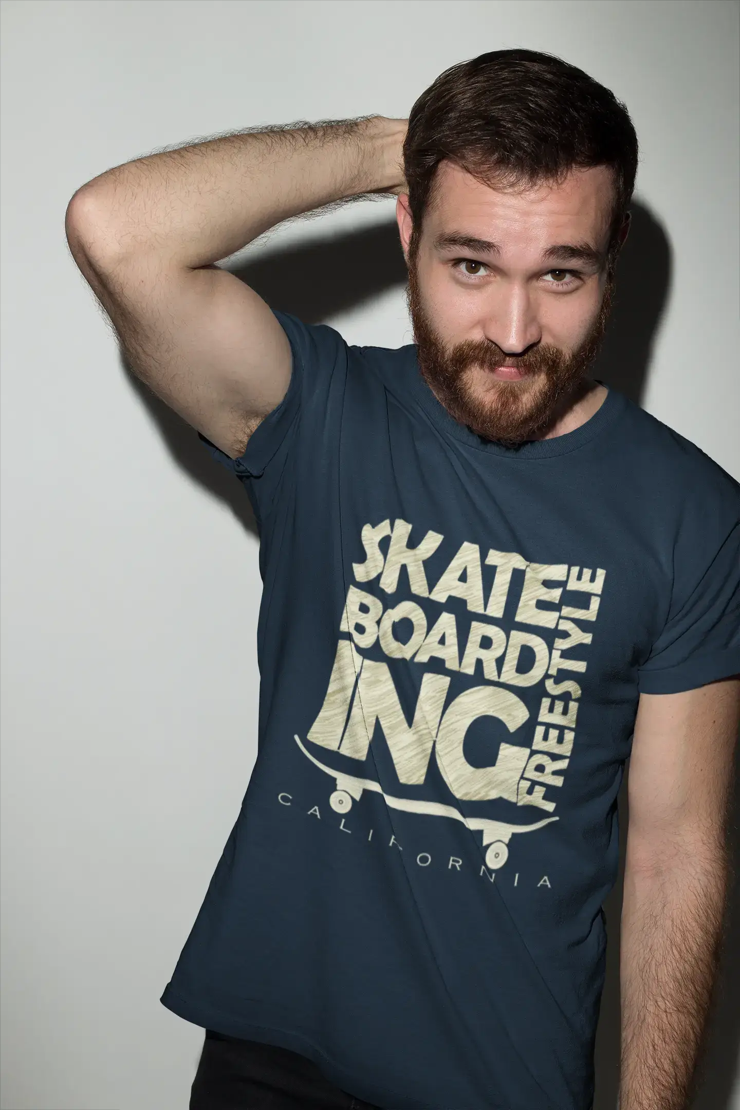 ULTRABASIC Men's Novelty T-Shirt Skate Boarding Lifestyle - California Skating Tee Shirt