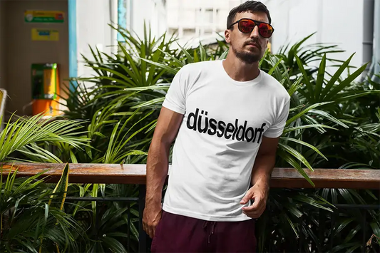 Düsseldorf Herren Kurzarm-Rundhals-T-Shirt 00047