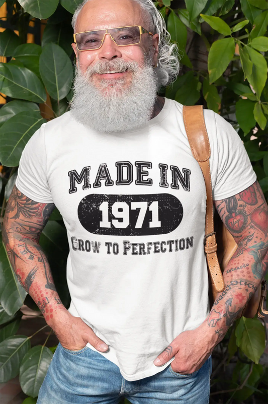 Geburtstagsgeschenk Made 1971 T-Shirt, Geschenk-T-Shirt, Herren-T-Shirt