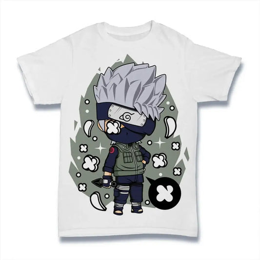 Men's Graphic T-Shirt Teacher Of Team 7 - Japanese Manga Serie - Anime Eco-Friendly Limited Edition Short Sleeve Tee-Shirt Vintage Birthday Gift Novelty