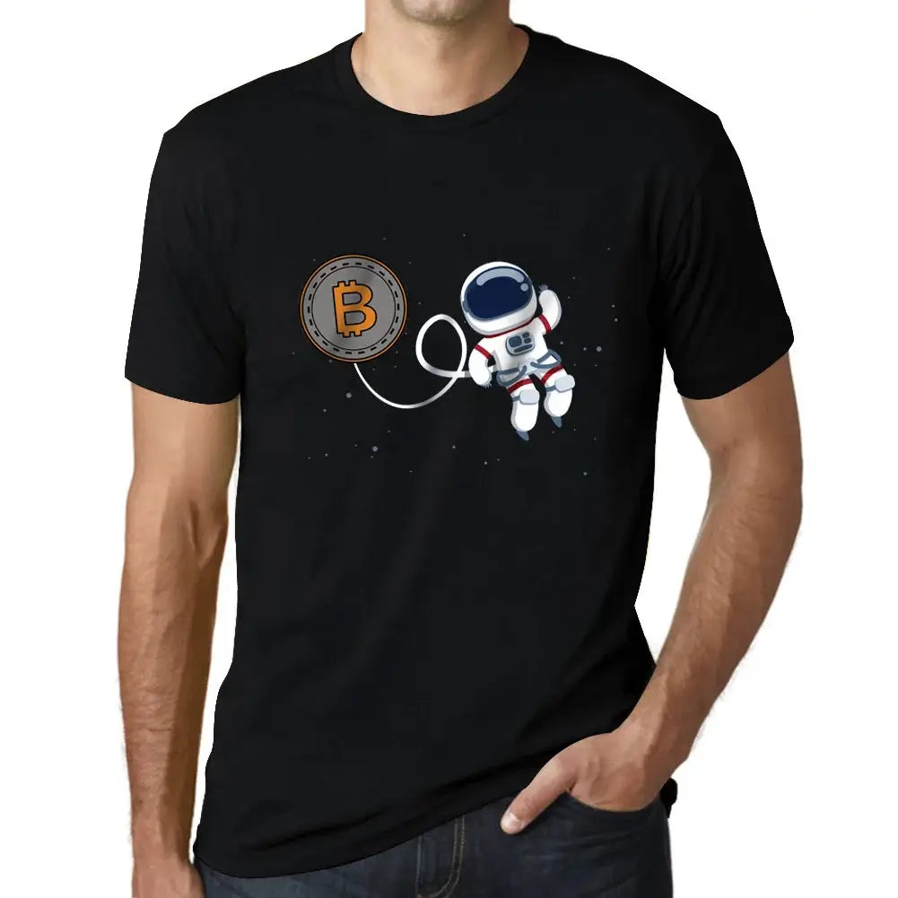 Men's Graphic T-Shirt Bitcoin To The Moon Hodl Btc Crypto Funny Eco-Friendly Limited Edition Short Sleeve Tee-Shirt Vintage Birthday Gift Novelty