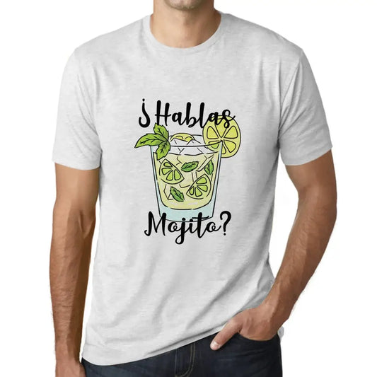 Men's Graphic T-Shirt Do you speak Mojito? – ¿hablas Mojito? – Eco-Friendly Limited Edition Short Sleeve Tee-Shirt Vintage Birthday Gift Novelty