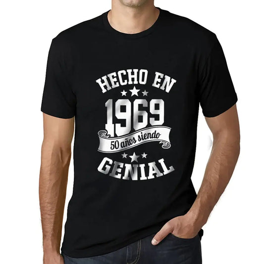 T-shirt noir uni pour hommes