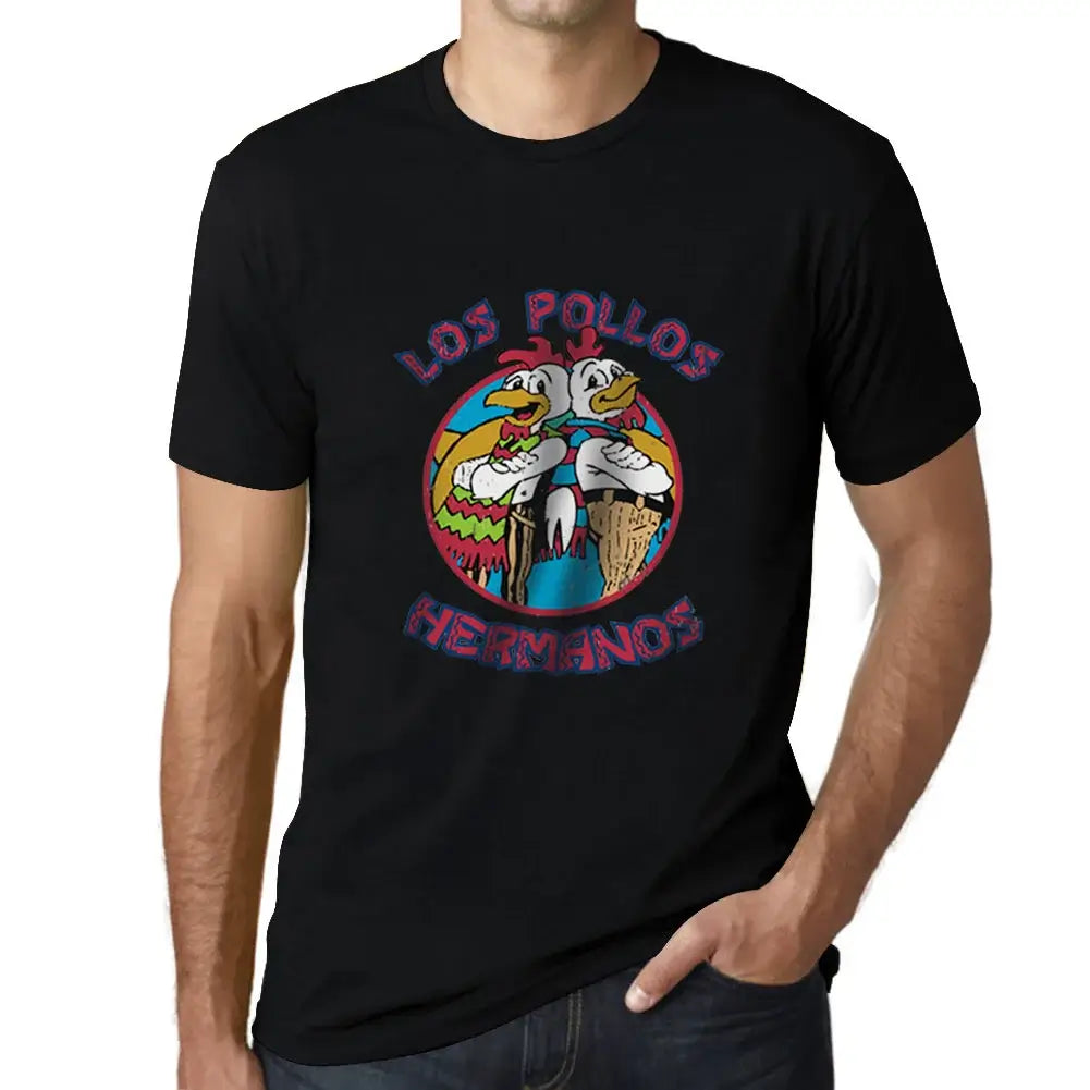 Men's Graphic T-Shirt Los Pollos Hermanos Eco-Friendly Limited Edition Short Sleeve Tee-Shirt Vintage Birthday Gift Novelty