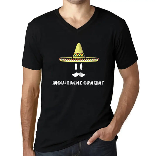 T-shirt noir uni pour hommes