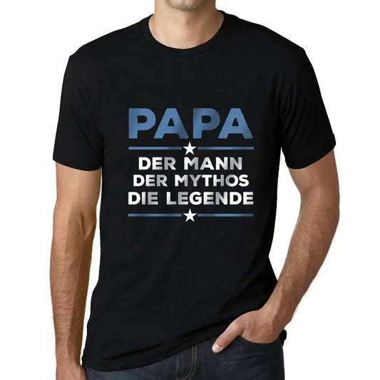 Men's Graphic T-Shirt Papa Der Mann Der Mythos Die Legende Eco-Friendly Limited Edition Short Sleeve Tee-Shirt Vintage Birthday Gift Novelty