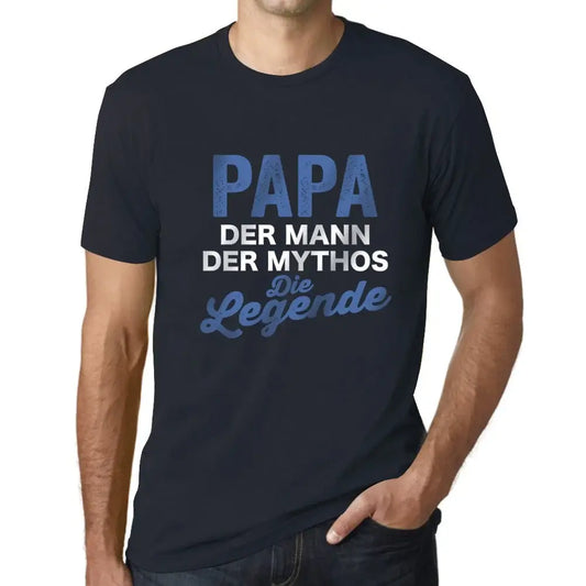 Men's Graphic T-Shirt Papa Der Mann Der Mythos Die Legende Eco-Friendly Limited Edition Short Sleeve Tee-Shirt Vintage Birthday Gift Novelty