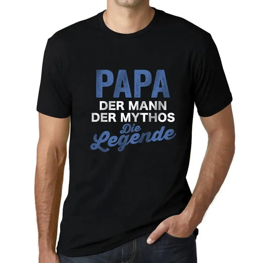 Men's Graphic T-Shirt Papa Der Mann Der Mythos Die Legende Eco-Friendly Limited Edition Short Sleeve Tee-Shirt Vintage Birthday Gift Novelty