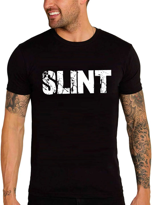 T-shirt noir uni pour hommes