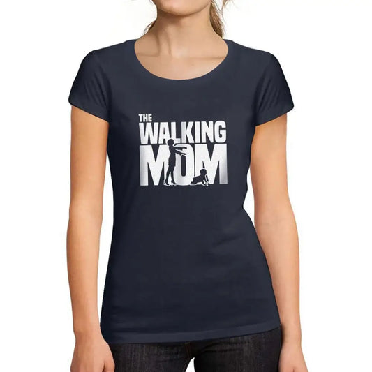 Women's Graphic T-Shirt Organic Walking Mom Eco-Friendly Ladies Limited Edition Short Sleeve Tee-Shirt Vintage Birthday Gift Novelty