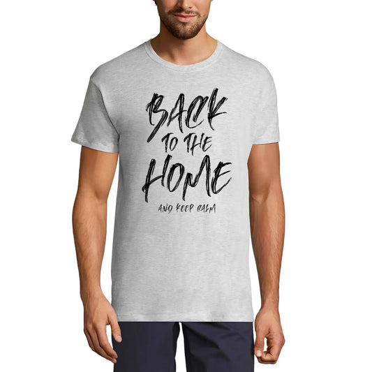 T-shirt noir uni pour hommes