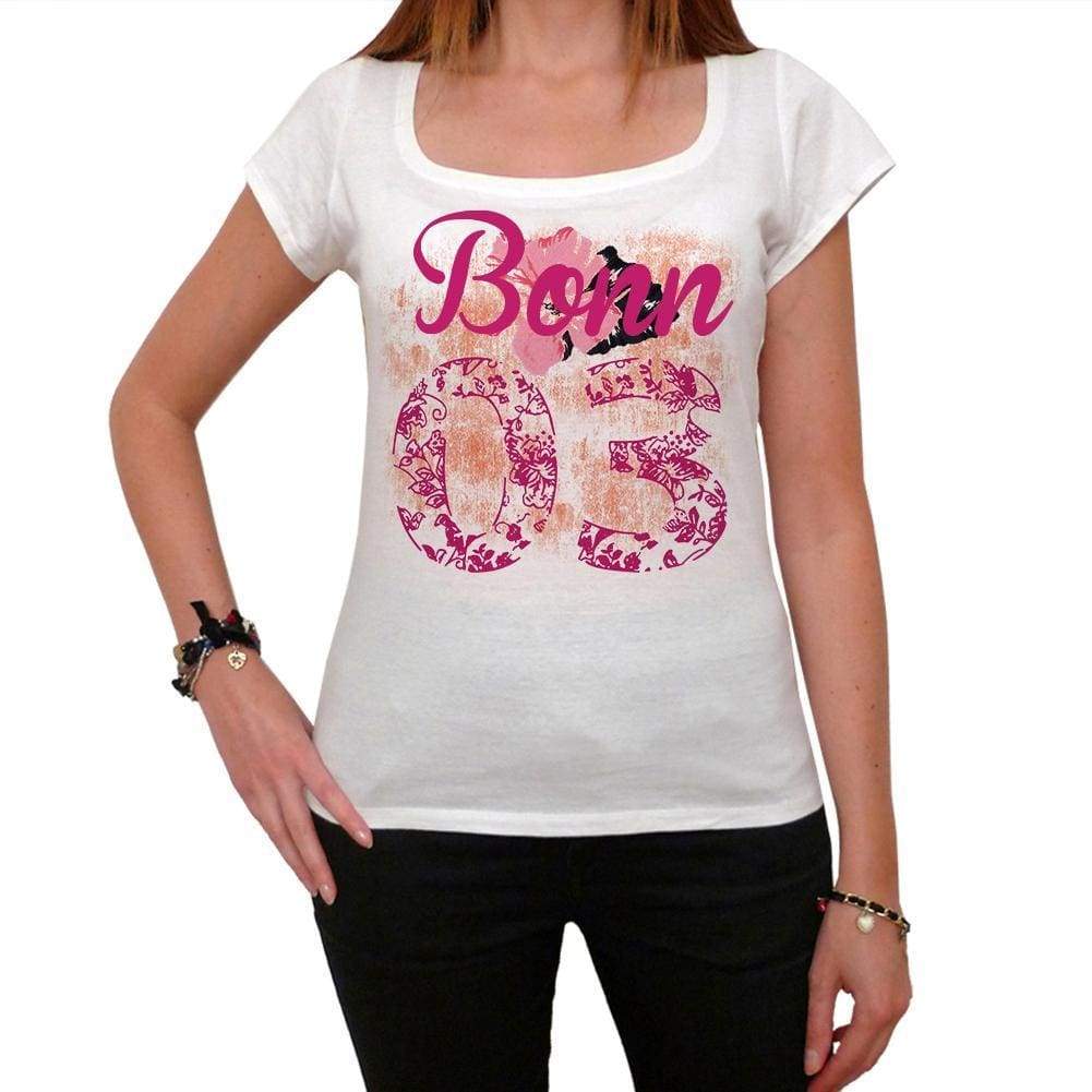 03, Bonn, Women's Short Sleeve Round Neck T-shirt 00008 - ultrabasic-com