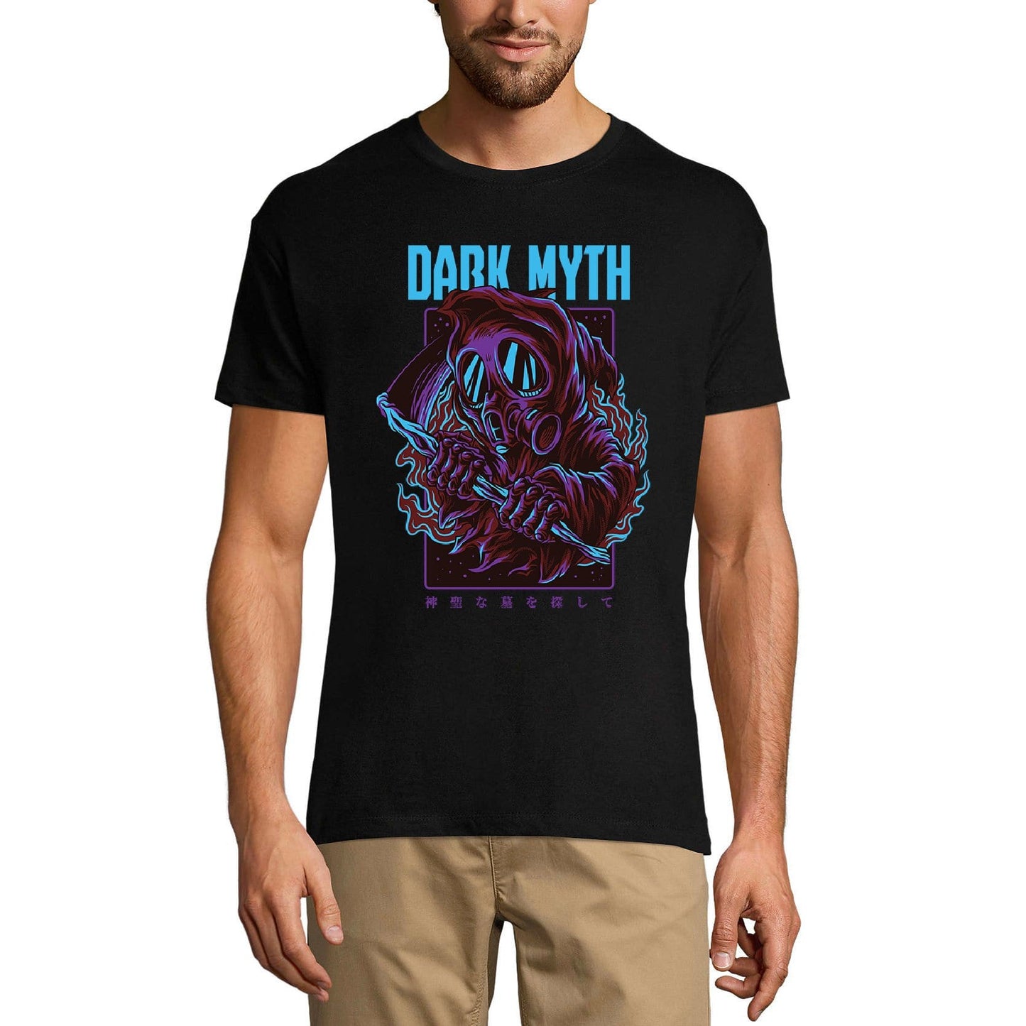 ULTRABASIC Men's Novelty T-Shirt Dark Myth Tee Shirt