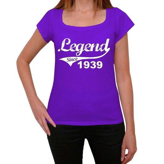 1939, Legend Since Womens T shirt Purple Birthday Gift 00131 ultrabasic-com.myshopify.com