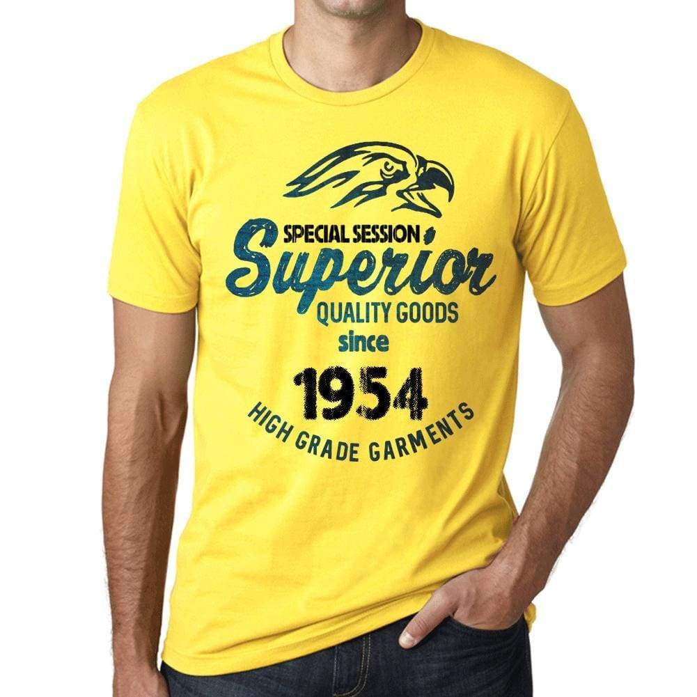 1954, Special Session Superior Since 1954 Mens T-shirt Yellow Birthday Gift 00526 ultrabasic-com.myshopify.com