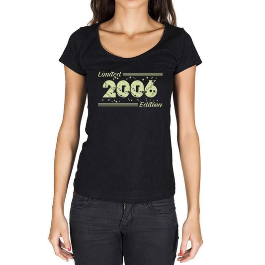 2006 Limited Edition Star Womens T-Shirt Black Birthday Gift 00383 - Black / Xs - Casual