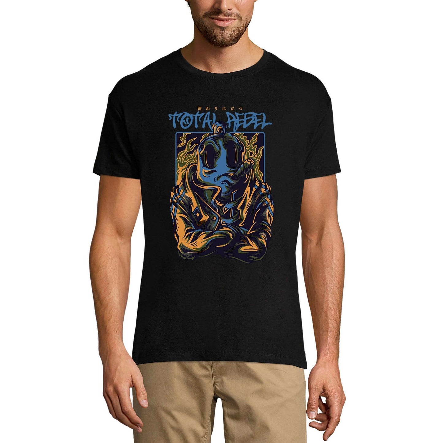 ULTRABASIC Men's Novelty T-Shirt Total Rebel - Scary Monster Shirt