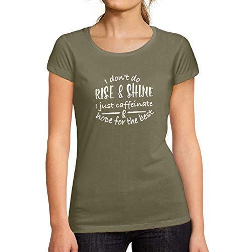 Ultrabasic - Tee-Shirt Femme Manches Courtes Rise and Shine