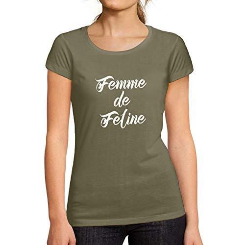 Ultrabasic - Tee-Shirt Femme Manches Courtes Femme de Féline