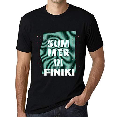 Ultrabasic – Homme Graphique Summer in FINIKI Noir Profond