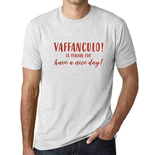 Ultrabasic - Homme T-Shirt Graphique Vaffanculo est italien pour Have a Nice Day