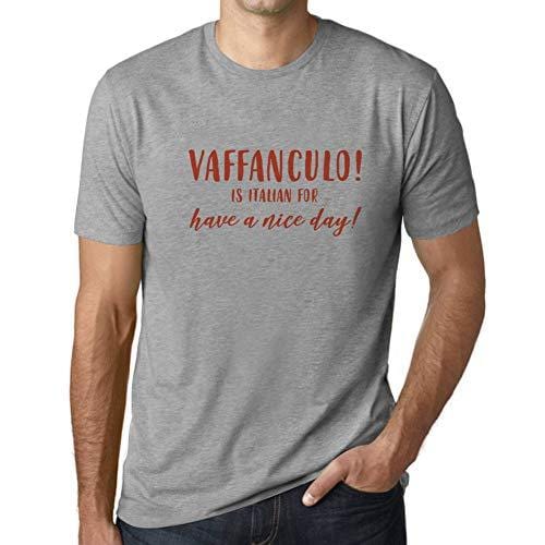 Ultrabasic - Homme T-Shirt Graphique Vaffanculo est italien pour Have a Nice Day