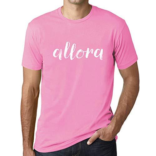 Ultrabasic - Homme T-Shirt Graphique Allora Rose Orchidee