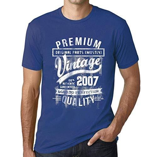 Ultrabasic - Homme T-Shirt Graphique 2007 Aged to Perfection Tee Shirt Cadeau d'anniversaire