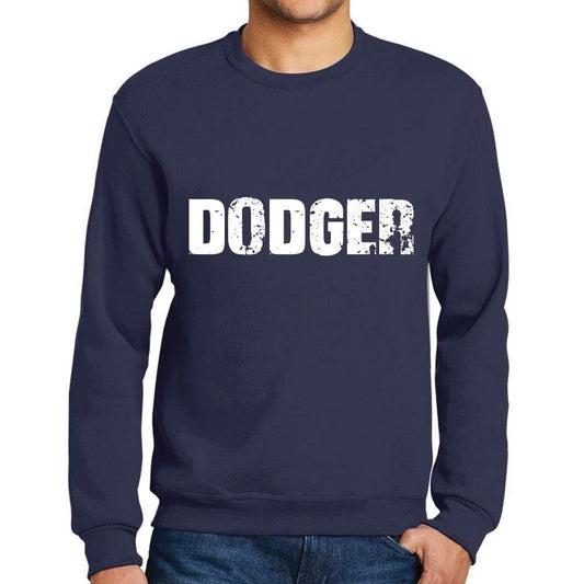 Ultrabasic Homme Imprimé Graphique Sweat-Shirt Popular Words Dodger French Marine