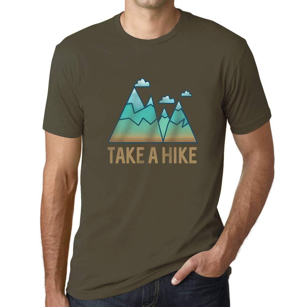 Ultrabasic - Homme Graphique Col V Tee Shirt Take a Hike