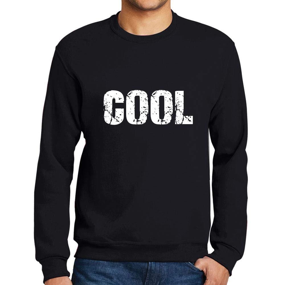 Ultrabasic Homme Imprimé Graphique Sweat-Shirt Popular Words Cool Noir Profond