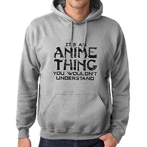 Ultrabasic - Homme Imprimé Graphique Sweat-Shirt It's an Anime Thing Gris Chiné