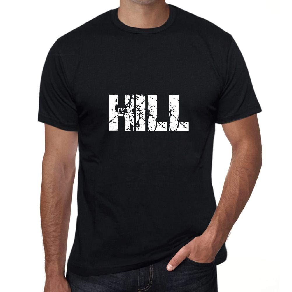 Ultrabasic ® Nom de Famille Fier Homme T-Shirt Nom de Famille Idées Cadeaux Tee Hill Noir Profond