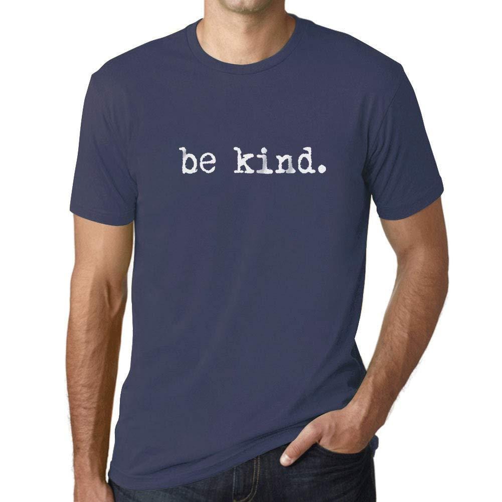 Ultrabasic - Homme T-Shirt Graphique Be Kind Denim