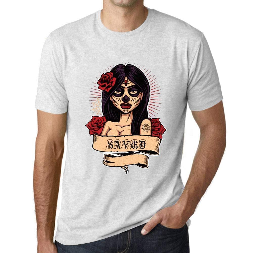 Ultrabasic - Homme T-Shirt Graphique Women Flower Tattoo Saved