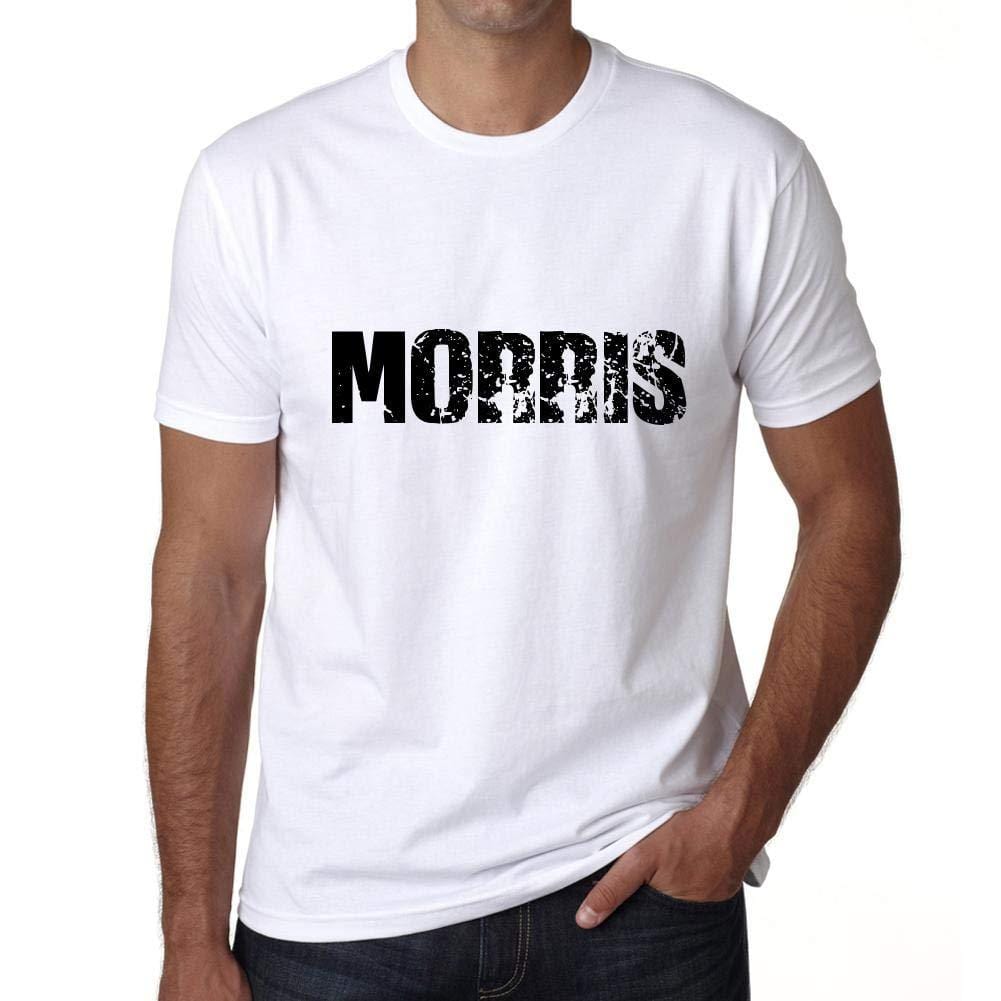 Ultrabasic ® Nom de Famille Fier Homme T-Shirt Nom de Famille Idées Cadeaux Tee Morris Blanc