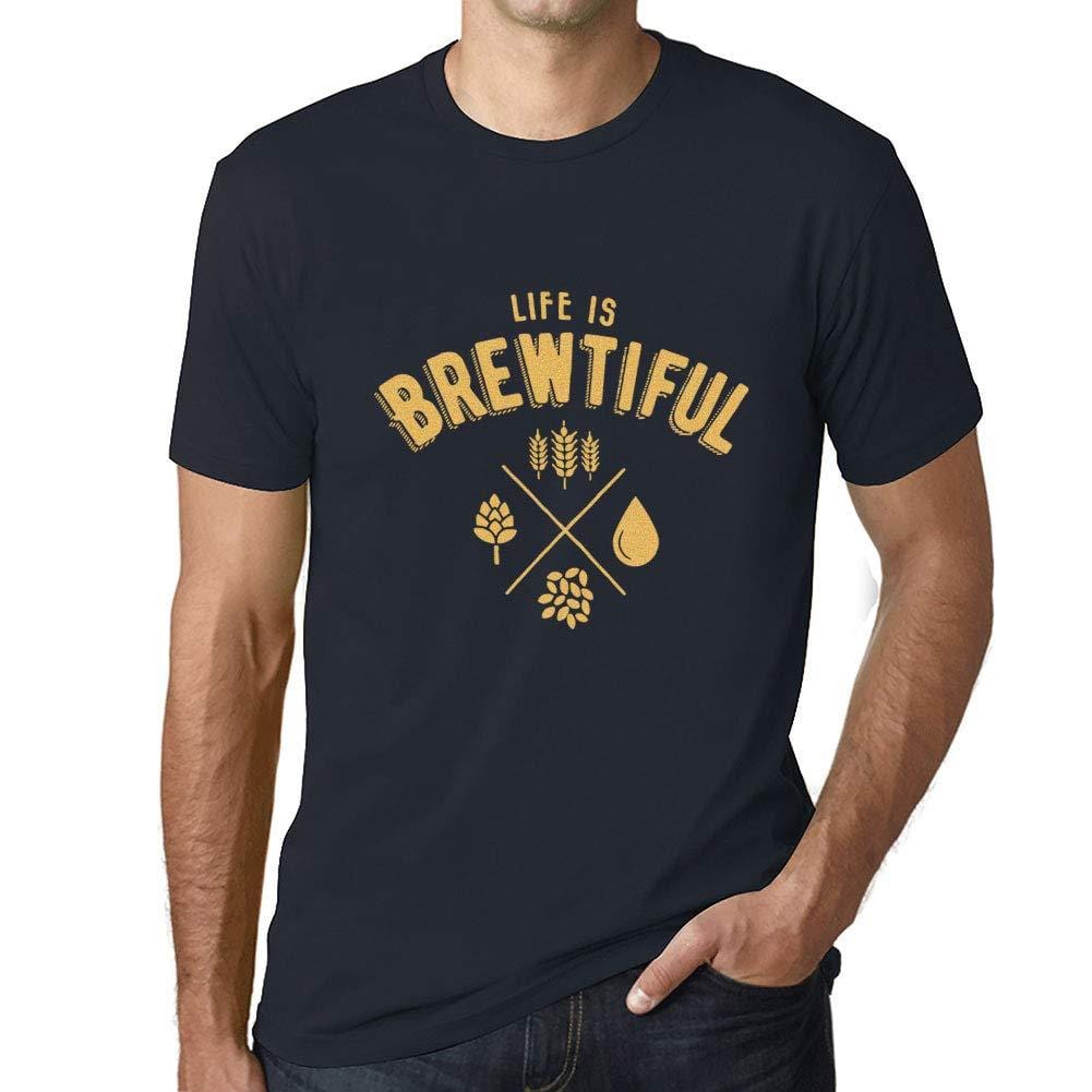 Ultrabasic - T-shirt unisexe graphique Life is Brewtiful Beer Casual pour hommes