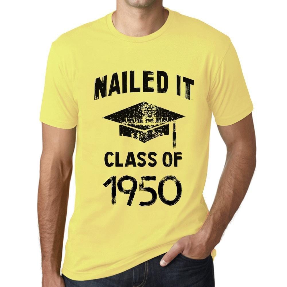 Homme T Shirt Graphique Imprimé Vintage Tee Nailed it Class of 1950