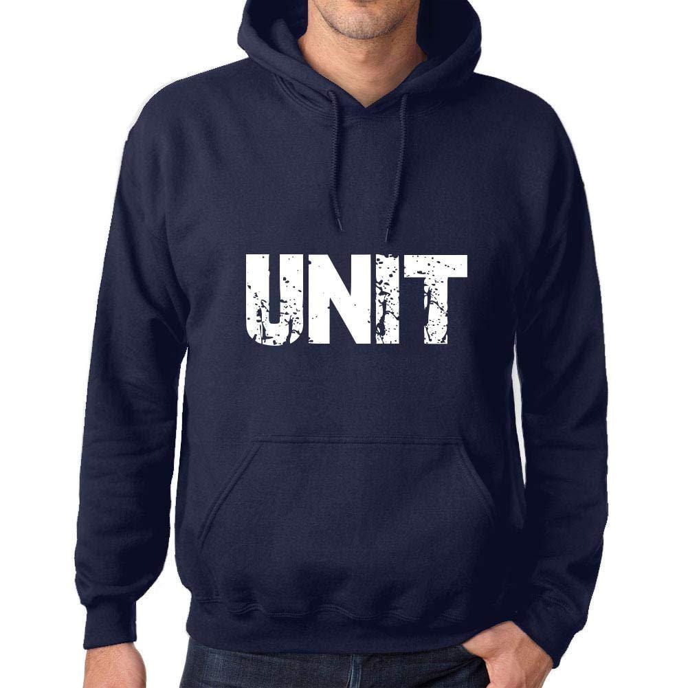 Ultrabasic Homme Femme Unisex Sweat à Capuche Hoodie Popular Words Unit French Marine