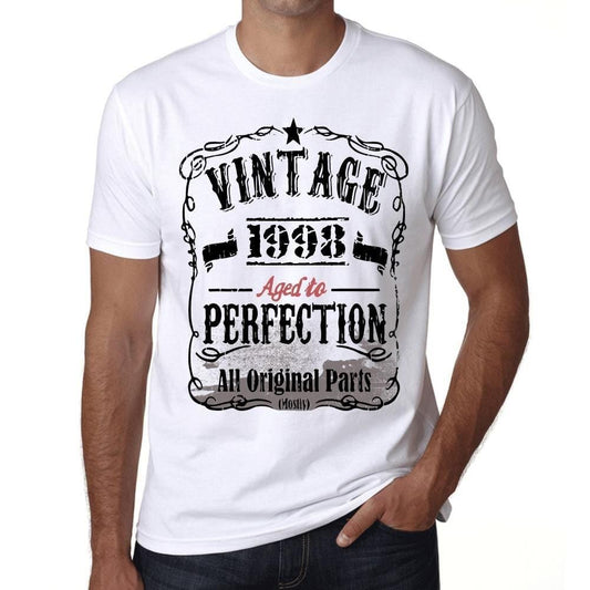 Homme Tee Vintage T Shirt 1998 Vintage Aged to Perfection