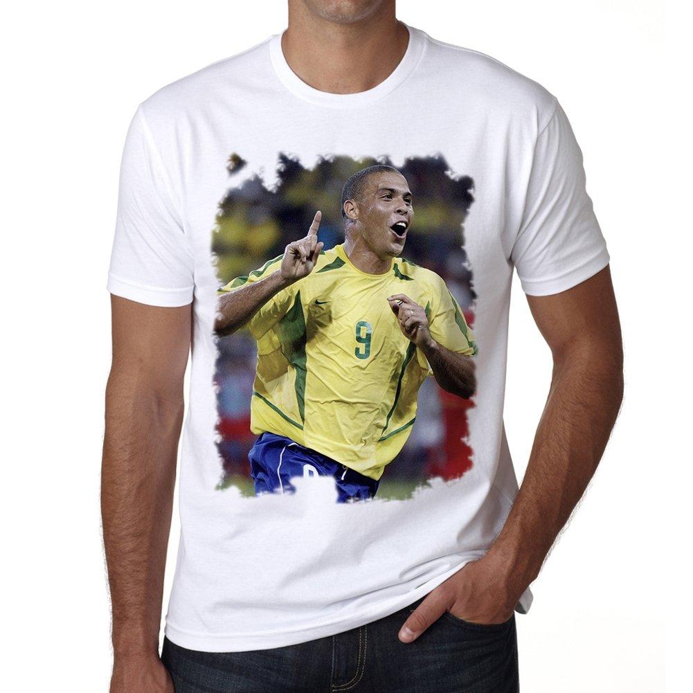 Ronaldo T-Shirt,Homme,Blanc,T-Shirt